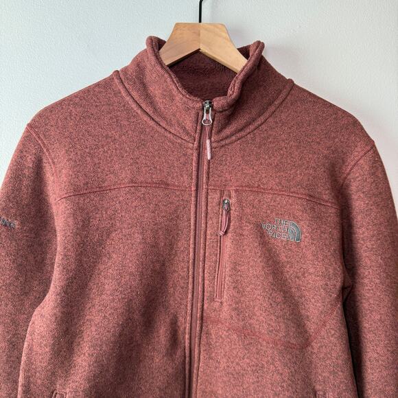 The North Face Men's Gordon Lyons Fleece Jacket Rust Red Size Medium - Picture 2 of 7